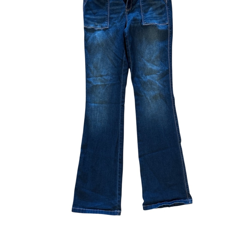 White House Black Market Blue Flare & Wide Leg Jeans